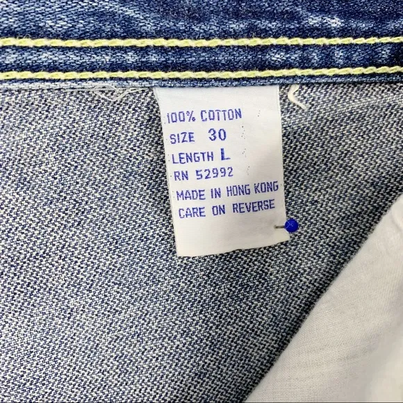 Vintage Alessio Jeans 100% Cotton High Rise