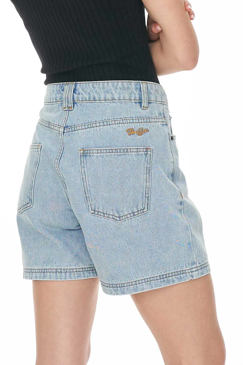 VINTAGE DENIM SHORT - LIGHT BLUE