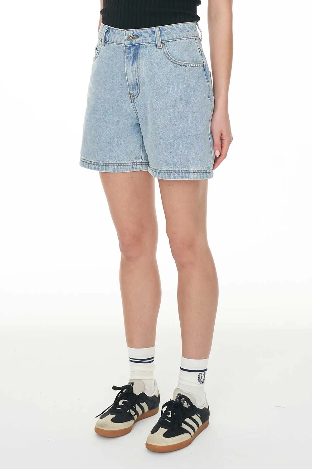 VINTAGE DENIM SHORT - LIGHT BLUE