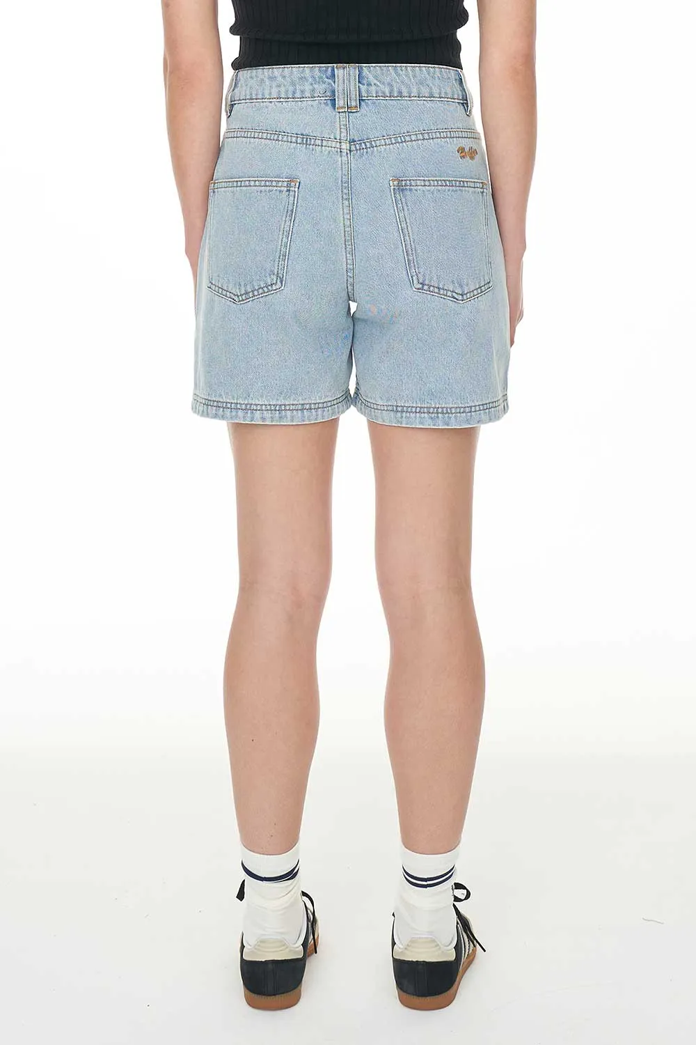 VINTAGE DENIM SHORT - LIGHT BLUE