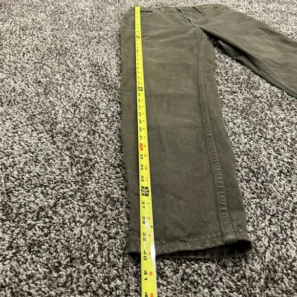 Vintage Levi 550 Green Denim Straight Leg Jeans 28”