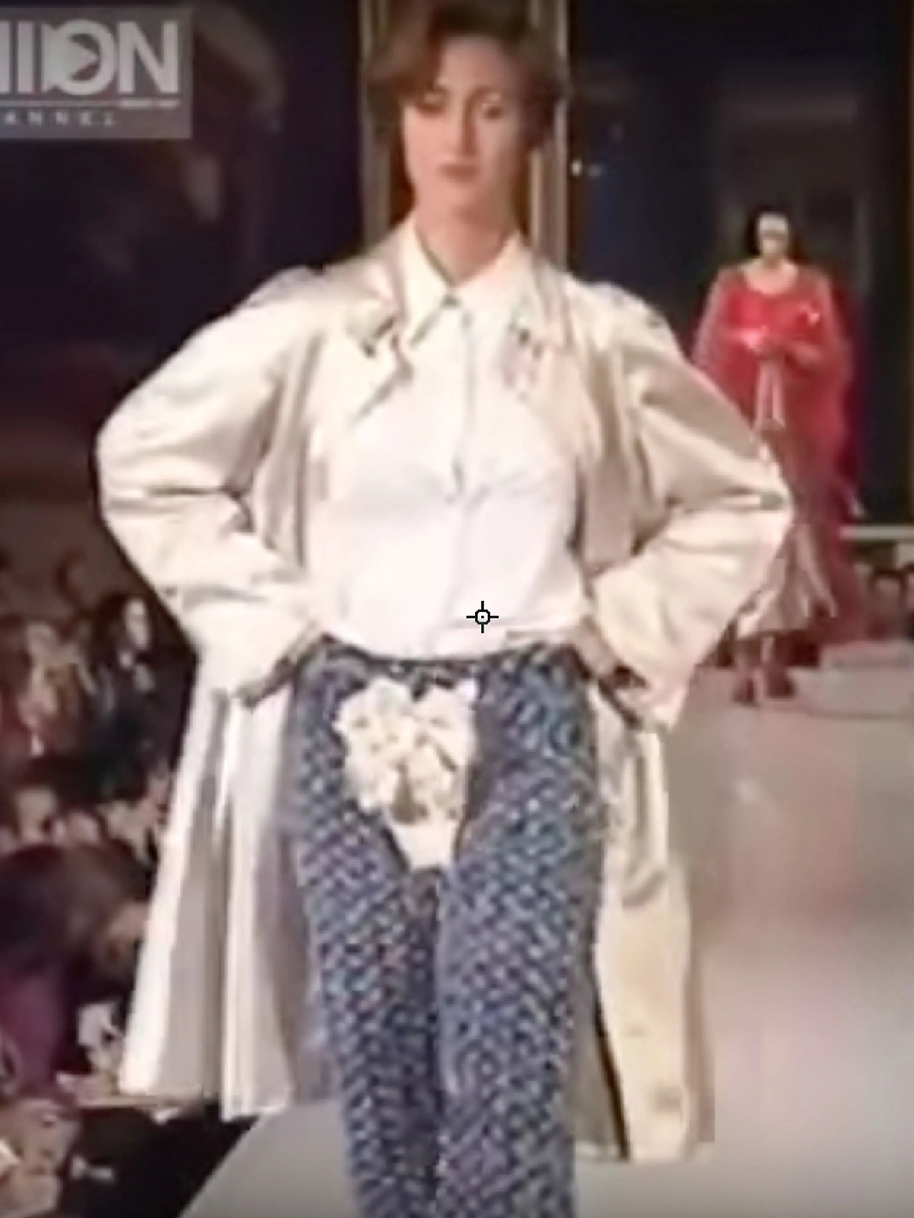 Vivienne Westwood Anglomania 1998 Cut Slash Denim Skirt Suit