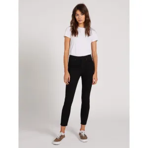 VOLCOM LIBERATOR HIGH RISE JEAN PREMIUM WASH BLACK