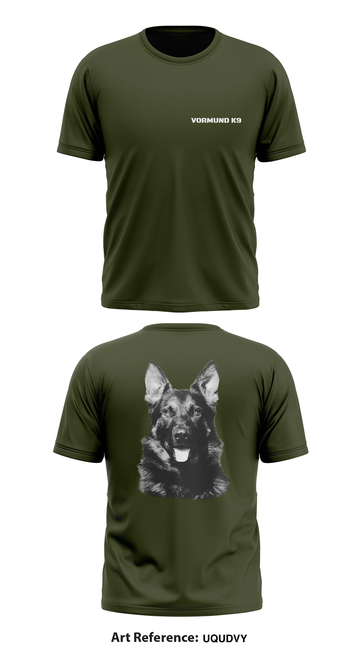 Vormund K9 Store 1 Core Men's SS Performance Tee - uqUDvY