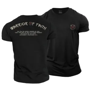 Warrior Of Faith Cotton T-Shirts