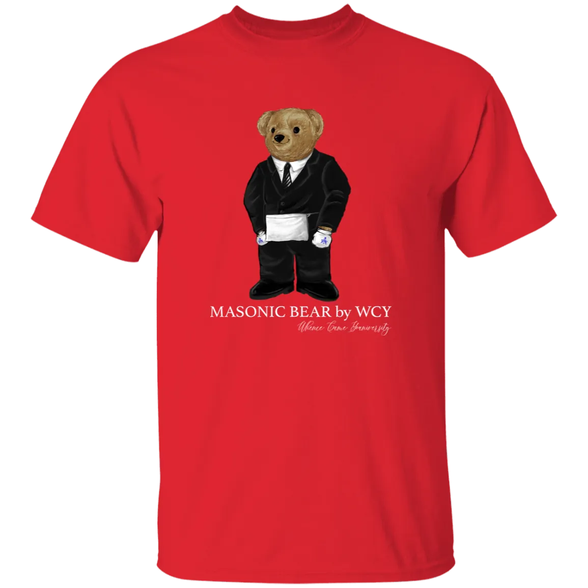 WCY Masonic Bear (red)
