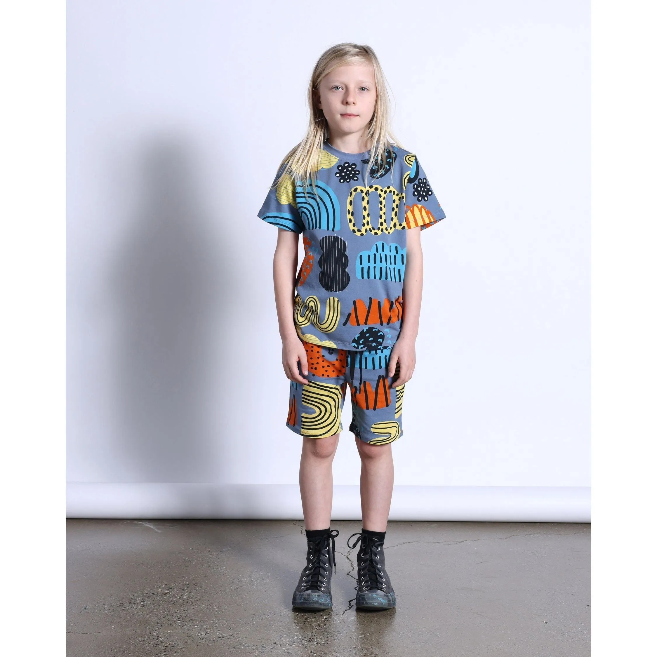Weather Things Tee- Steel