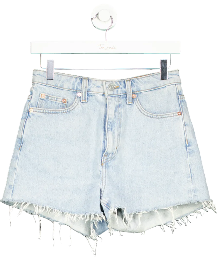 Weekday Blue Eya Denim Shorts W27