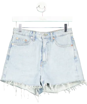 Weekday Blue Eya Denim Shorts W27