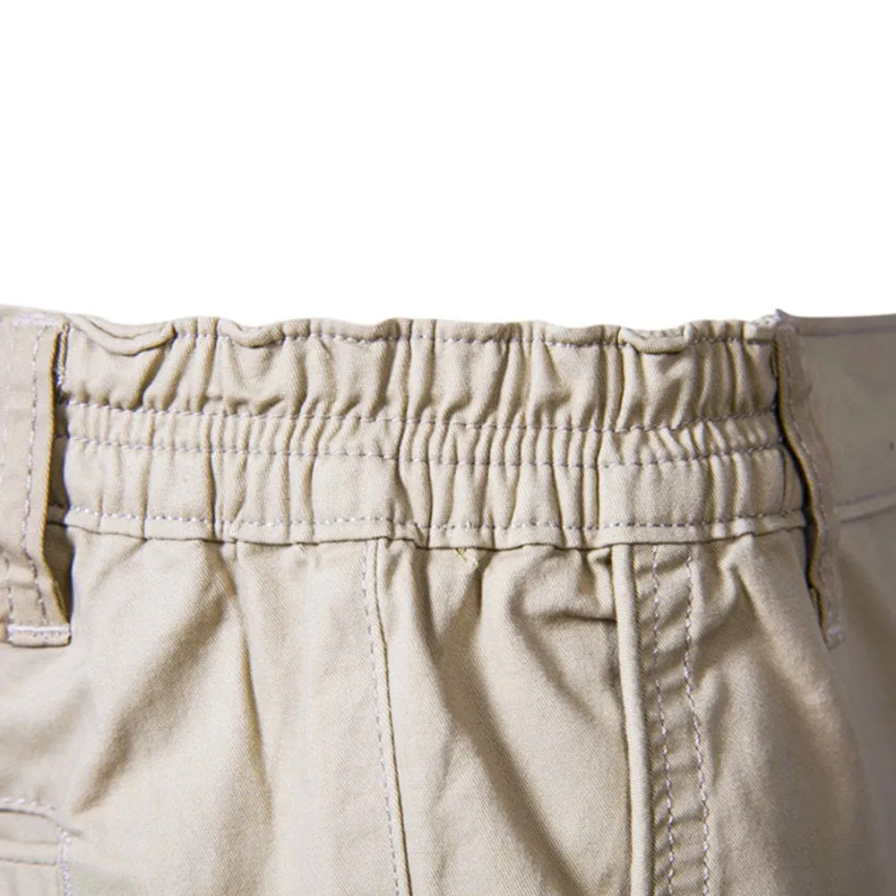 West Louis™ Summer Cotton Solid Casual Shorts