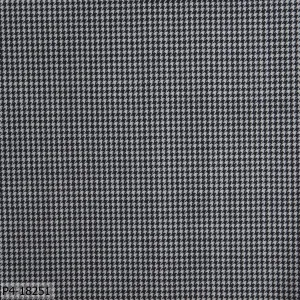 White And Black Houndstooth Print Flannel Suit