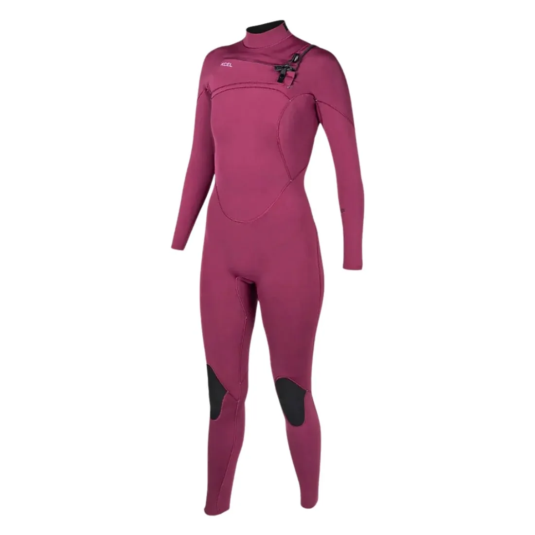 Xcel Womens 3/2mm Comp Chest Zip Fullsuit Wetsuit - Plum