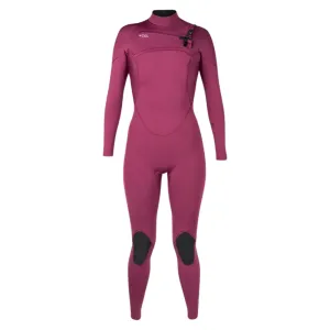 Xcel Womens 3/2mm Comp Chest Zip Fullsuit Wetsuit - Plum