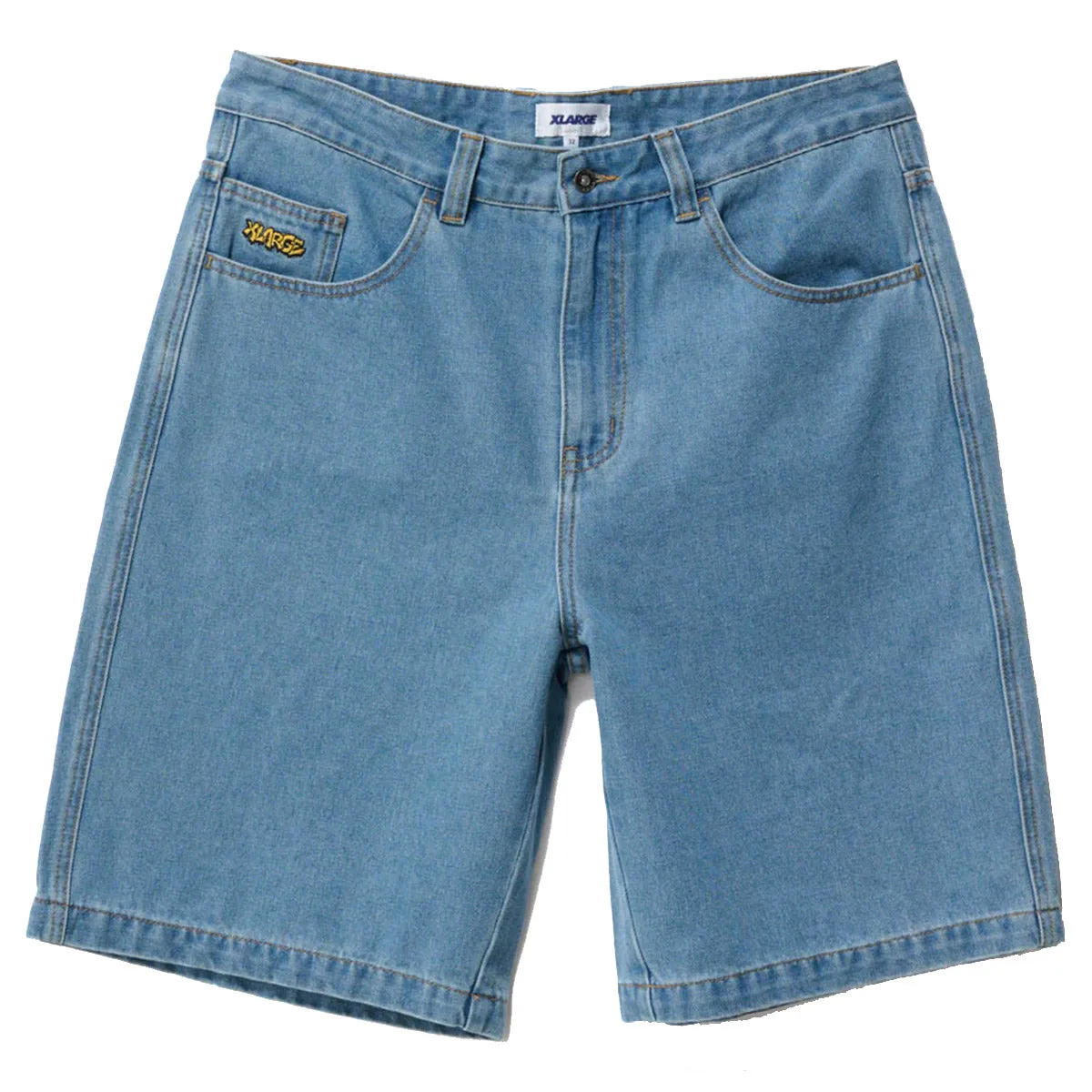 XLarge - Peace Man Bull Denim Shorts Mid Blue Denim