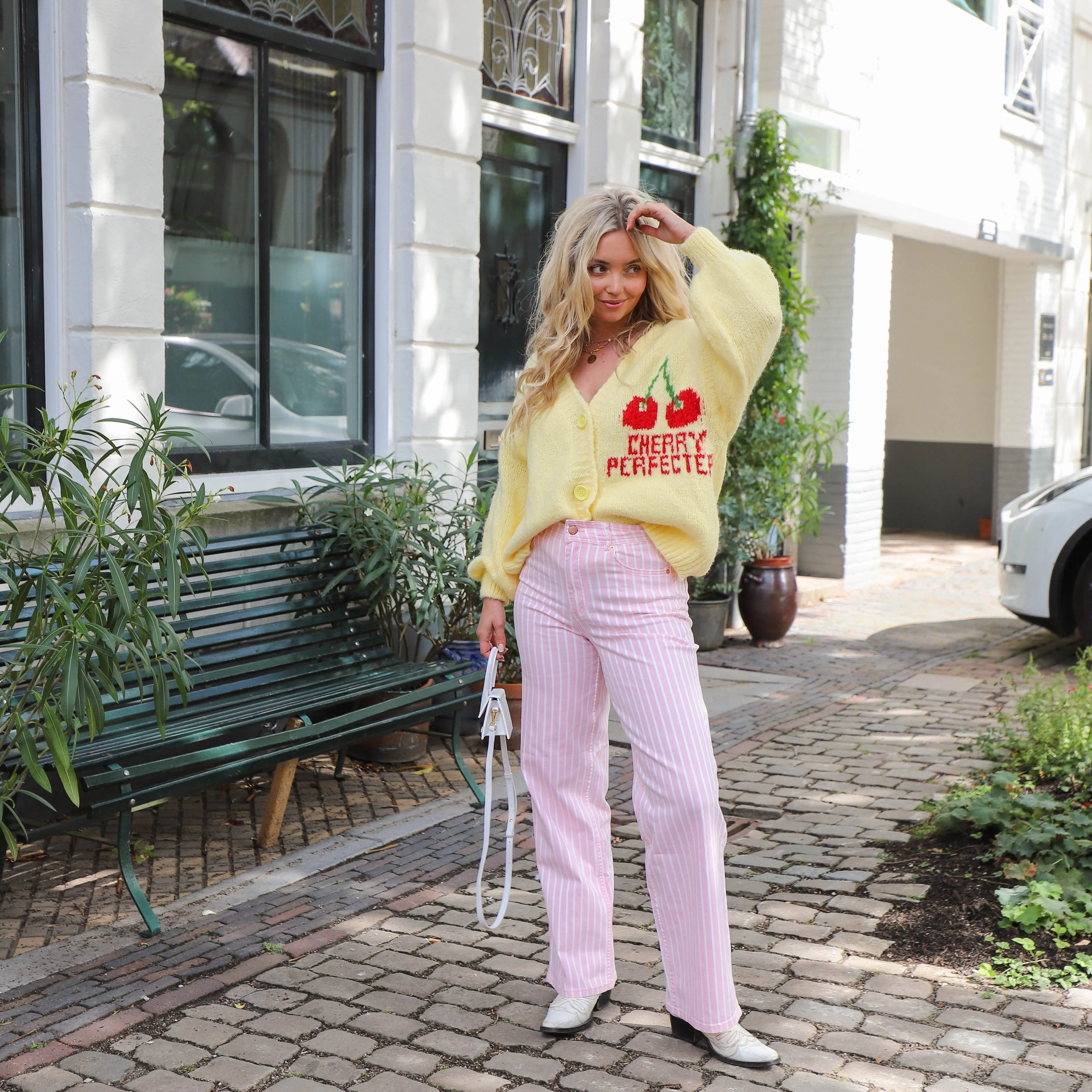 YAS Leonora jeans rose