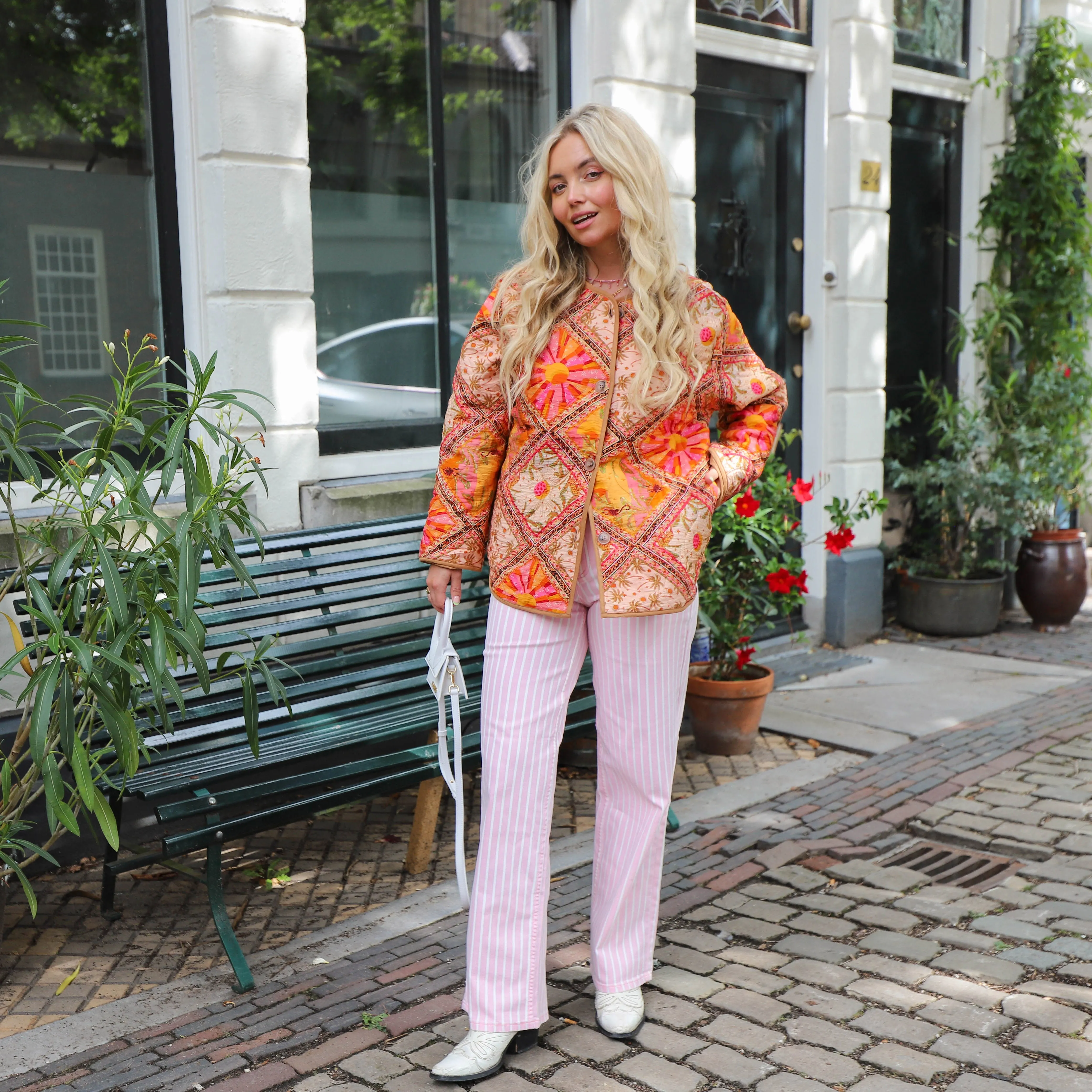 YAS Leonora jeans rose