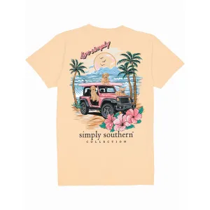 Youth Dog Jeep Short Sleeve T-Shirt